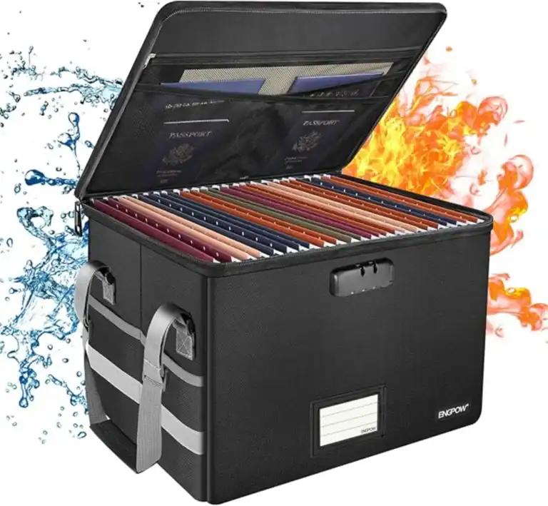 ENGPOW Fireproof File Box with Lock: Secure, Portable, and Proven Protection